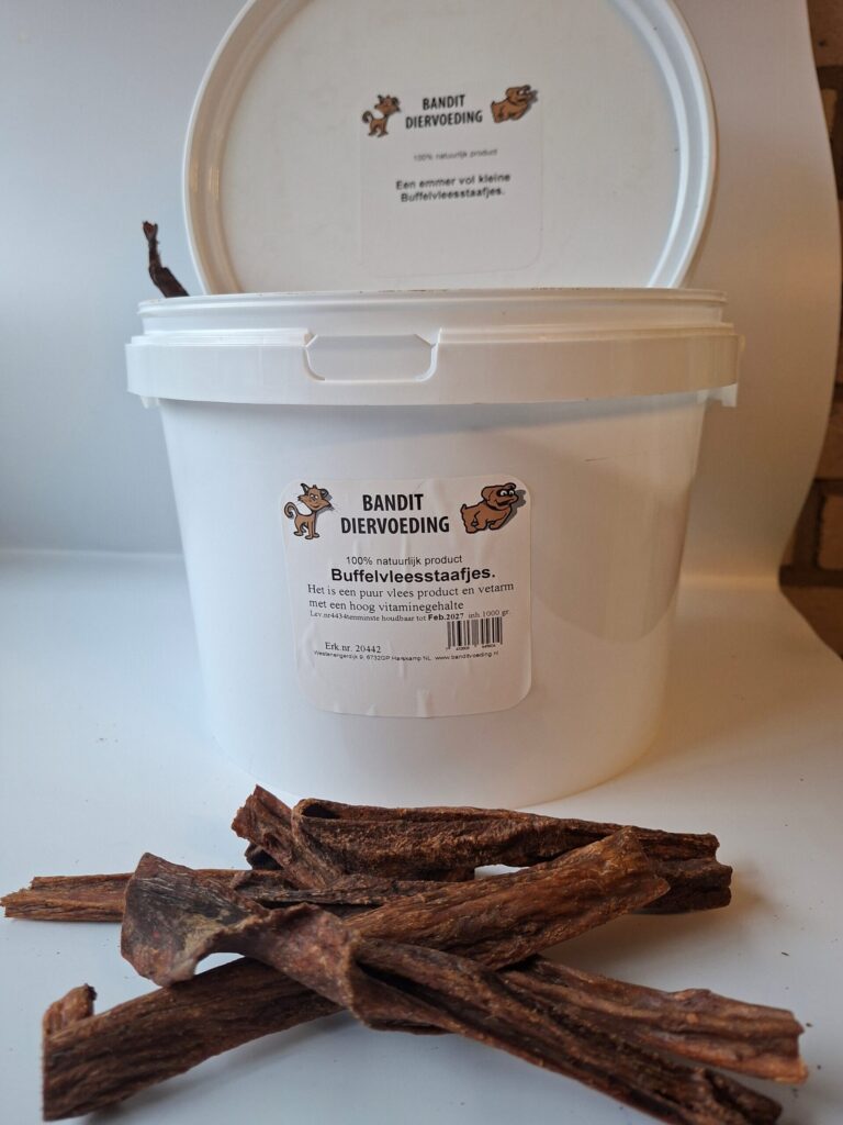 Buffelvleesstaafjes bulk emmer