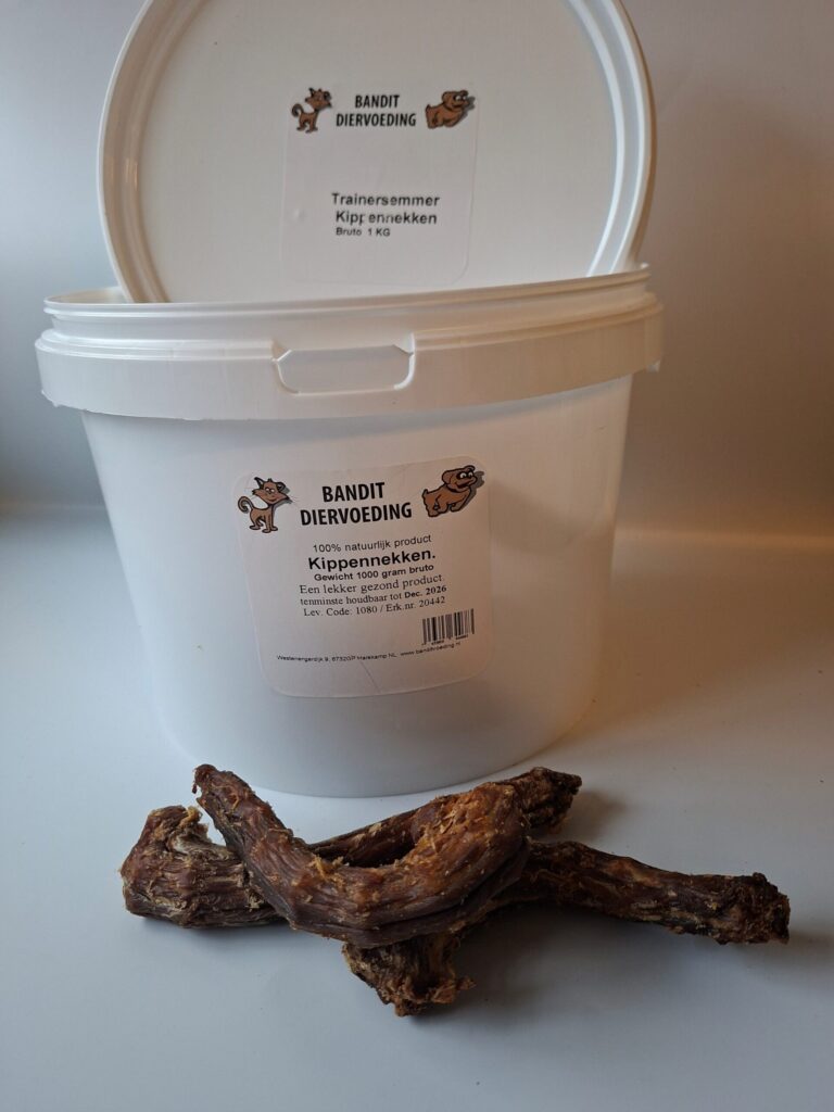 Trainersemmer kippensnack