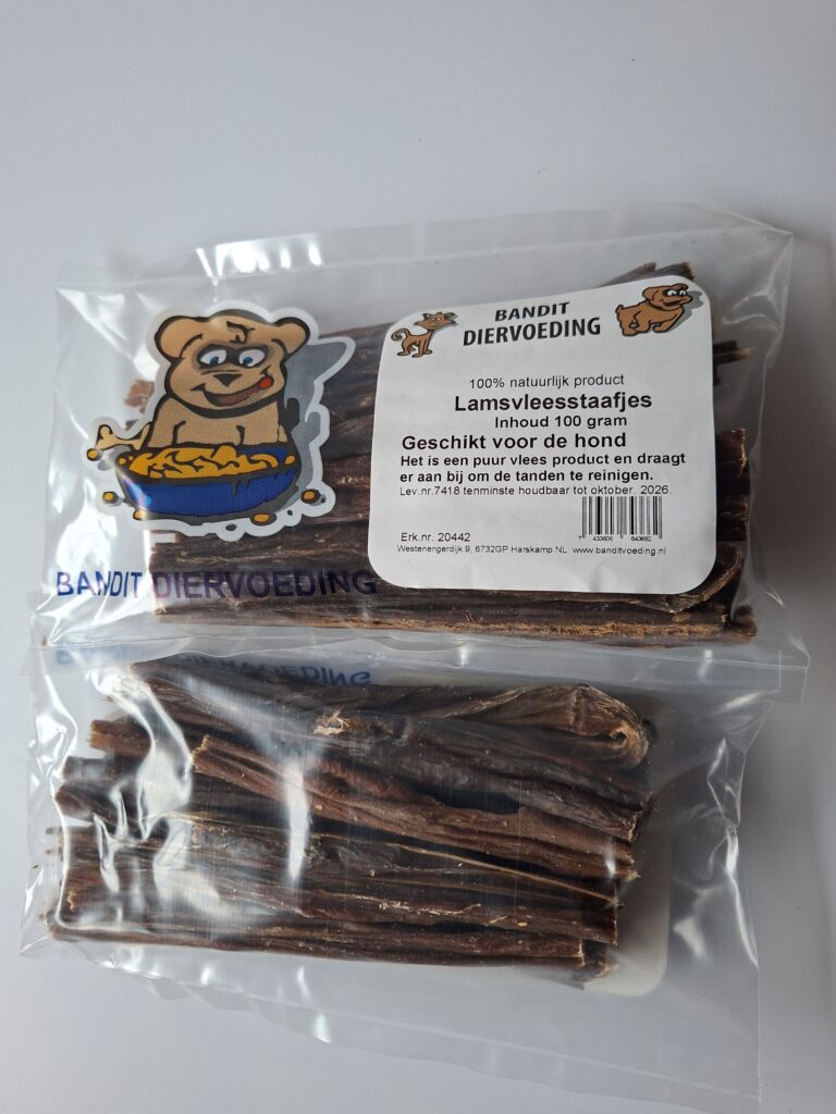 Zakje Lamsvleesstaafjes