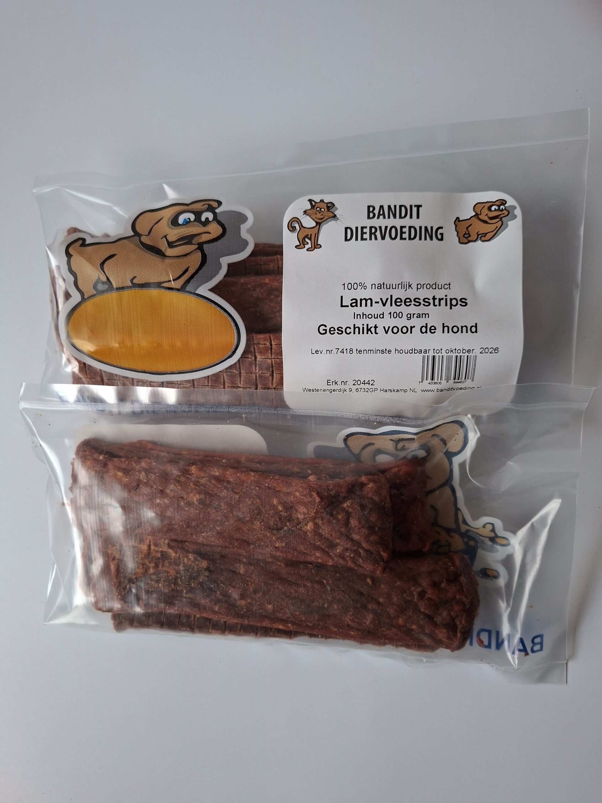 Zakje Lamvleesstrips - Afbeelding 1