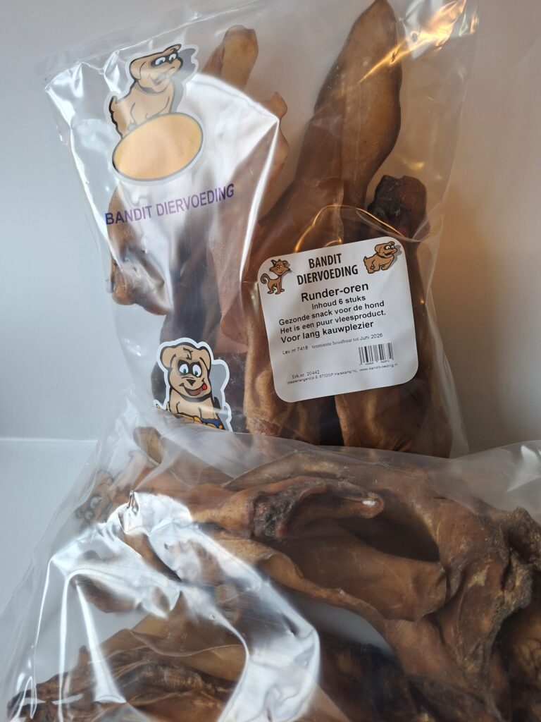 Runderoren extra groot verpakt per 6 stuks.