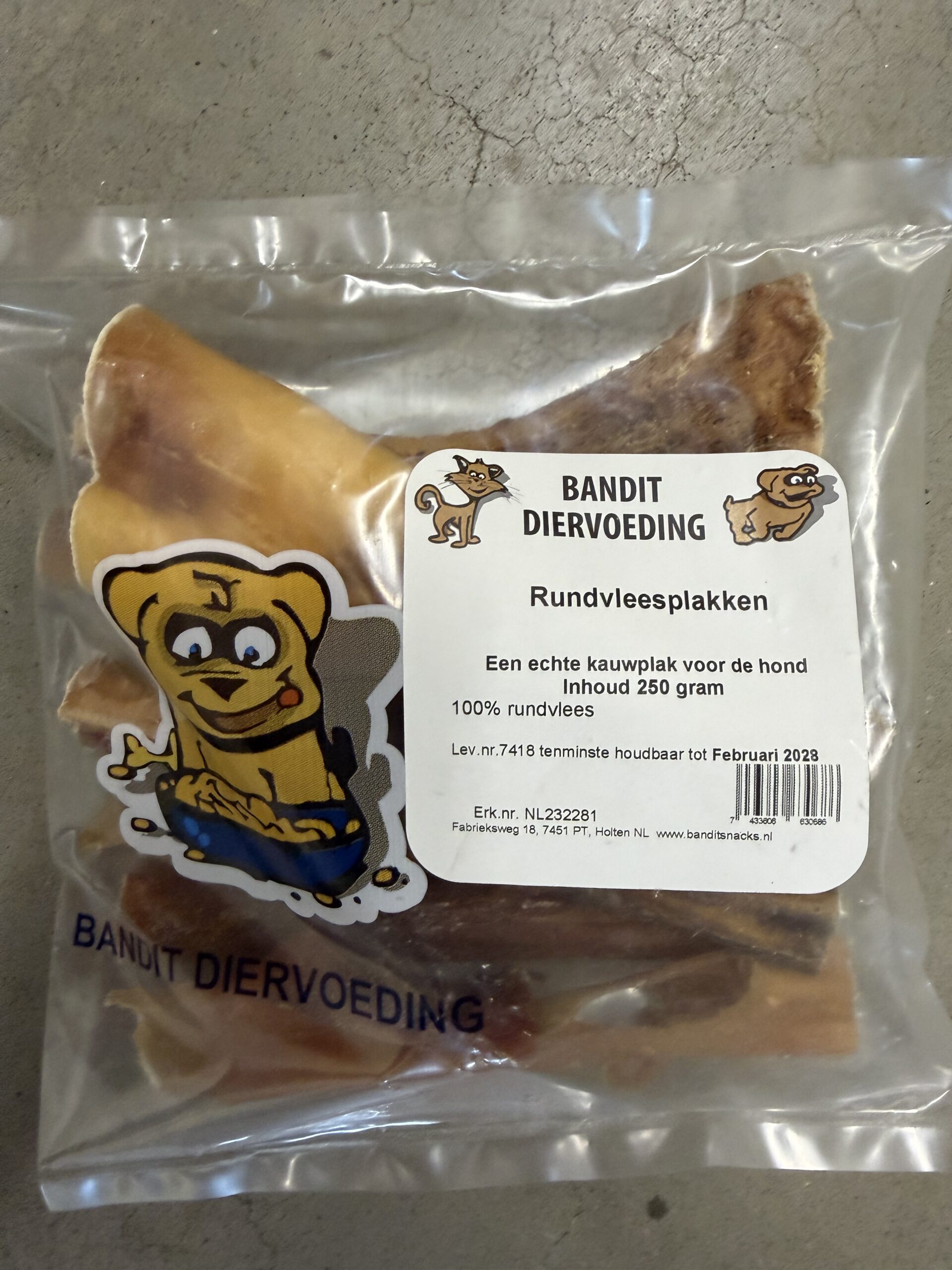 Zakje Rundvleesplakken - Afbeelding 1